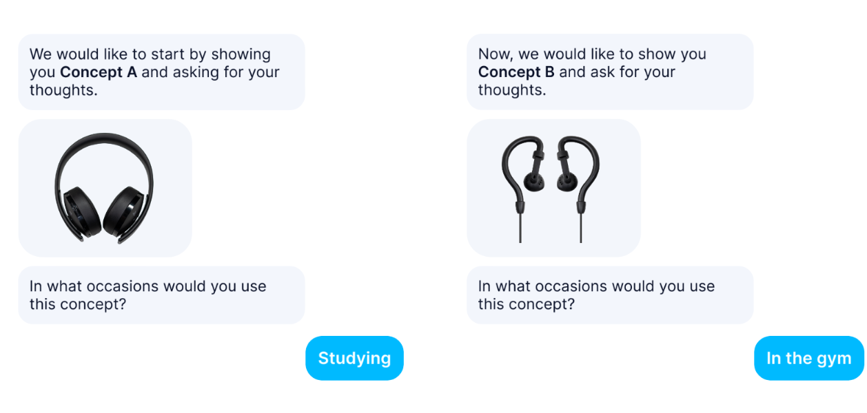 GroupSolver respondent view concept test