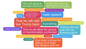 What worries or concerns do you have regarding Elon Musk&rsquo;s purchase of Twitter? Idea Cloud