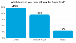 Football fans' Super Bowl outcome predictions
